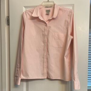 L.L. Bean Soft Pink Long Sleeve Shirt